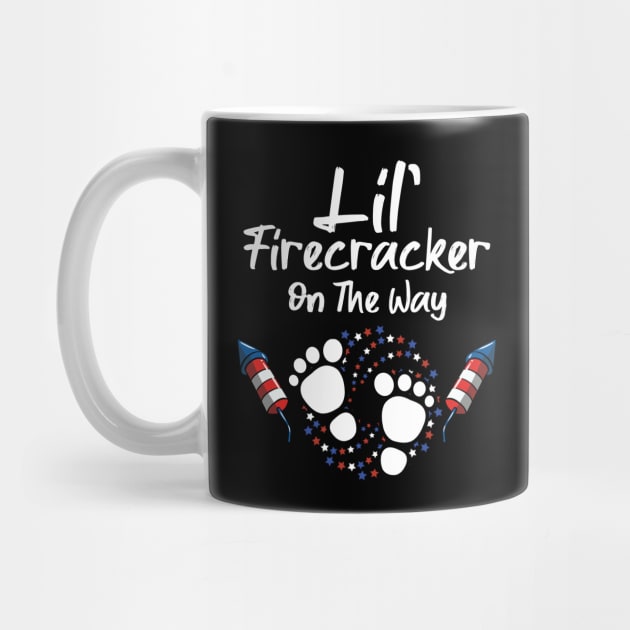 Little Firecracker On The Way american flag by MarYouLi